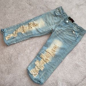 Brand new cropped jean